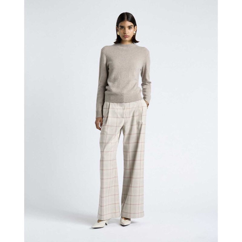 Cue Merino Cashmere Blend Mock Neck Knit image number 3